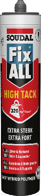 Soudal Fix All High Tack KOMO 290ml - Grijs