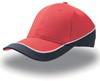 Atlantis AT615 Racing Cap - Red/Navy - One Size