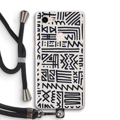 Marrakech print: Pixel 3 XL Transparant Hoesje met koord