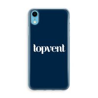 Topvent Navy: iPhone XR Transparant Hoesje