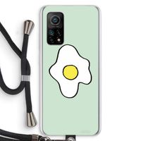 Spiegelei: Xiaomi Mi 10T 5G Transparant Hoesje met koord