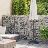 Schanskorfmuur met deksels 900x50x150 cm gegalvaniseerd staal
