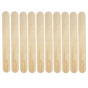 Hobby/knutsel Ijslollie stokjes - 100x - naturel - 20 x 2,5 cm - knutsel houtjes