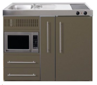 MPM 120 A Bruin met koelkast, apothekerskast en magnetron RAI-9542
