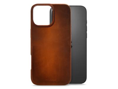 Mobilize Mobilize Magsafe Compatible Premium Leather Case Apple iPhone 16 Pro Max Burned Cognac