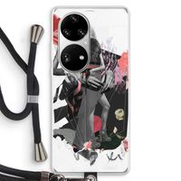 Dissimulation du réel: Huawei P50 Pro Transparant Hoesje met koord