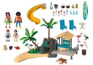 PLAYMOBIL Family Fun - Vakantie-eiland met strandbar 6979