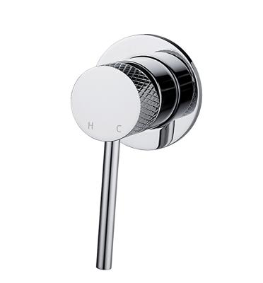 Mengkraan Inbouw Aquasplash Ridged Zonder Uitloop Chroom Aquasplash