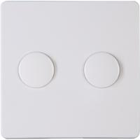 KOPP Afdekplaat Duo Dimmer - Paris HK05 Arctic Glans Wit