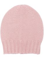 D4.0 bonnet nervuré en maille épaisse - Rose