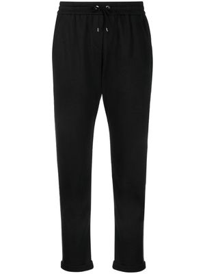 Brunello Cucinelli pantalon de jogging court à lien de resserrage - Noir