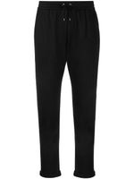 Brunello Cucinelli pantalon de jogging court à lien de resserrage - Noir