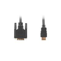 Kabel HDMI naar DVI Lanberg Mannelijk/Mannelijk Zwart Afmeting 3 m