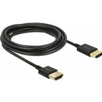 DeLOCK 85117 HDMI kabel 0,25 m HDMI Type A (Standaard) Zwart - thumbnail