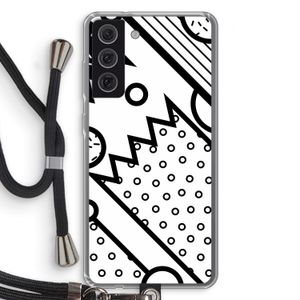 Pop Art #4: Samsung Galaxy S21 FE Transparant Hoesje met koord