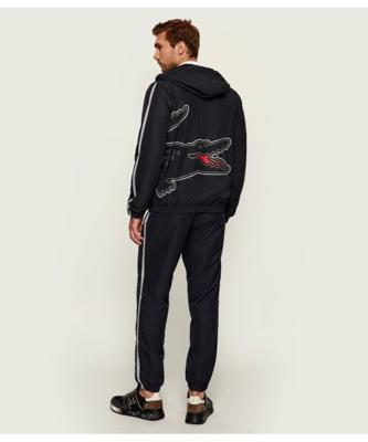 Lacoste Crocodile Print Trainingspak Heren Zwart - Maat XS - Kleur: Zwart | Soccerfanshop