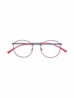 Lacoste Kids lunettes de vue à monture ronde - Rouge