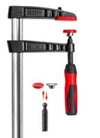 BESSEY TG10 klem F-klem 10 cm Zwart, Rood, Roestvrijstaal - thumbnail