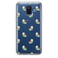 Vogeltjes: Samsung Galaxy A6 (2018) Transparant Hoesje