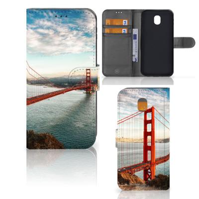 Samsung Galaxy J5 2017 | Flip Cover | Golden Gate Bridge