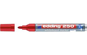 Viltstift edding 250 whiteboard rond rood 1.5-3mm