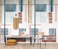 Grafisch Behang Stripe Spectacle Rol Multi