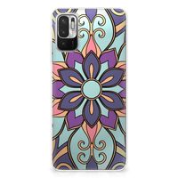 Xiaomi Redmi Note 10/10T 5G | Poco M3 Pro TPU Case Purple Flower - thumbnail