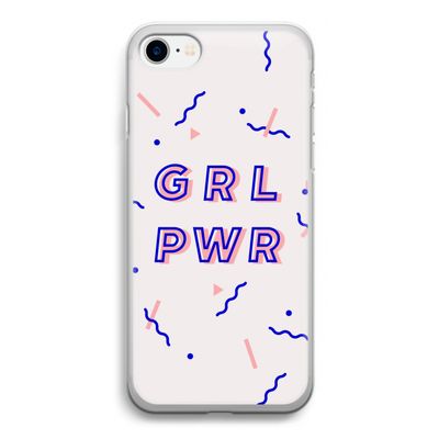 GRL PWR: iPhone SE 2020 Transparant Hoesje