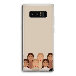 Girls girls girls: Samsung Galaxy Note 8 Transparant Hoesje