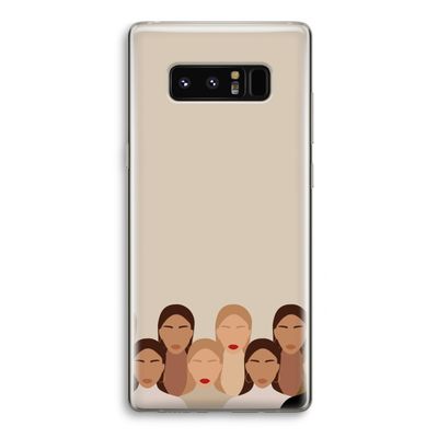 Girls girls girls: Samsung Galaxy Note 8 Transparant Hoesje