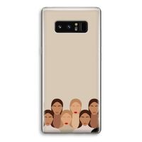 Girls girls girls: Samsung Galaxy Note 8 Transparant Hoesje