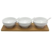 Aperitief Set 7 Delig Hout Plank