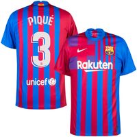 FC Barcelona Shirt Thuis 2021-2022 + Piqué 3 - thumbnail