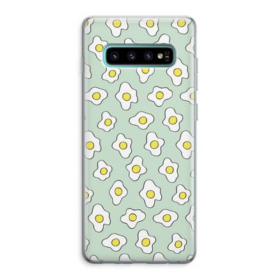 Spiegeleitjes: Samsung Galaxy S10 Plus Transparant Hoesje
