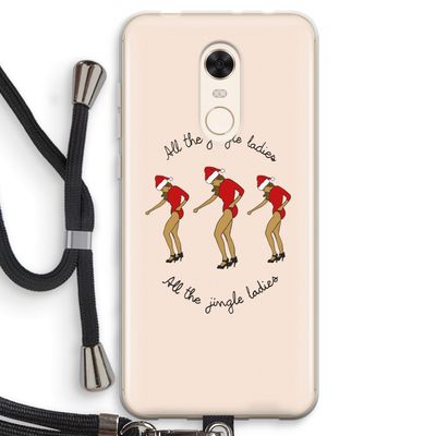 Jingle Ladies: Xiaomi Redmi 5 Transparant Hoesje met koord