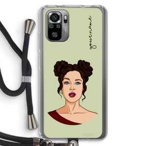 Pop-Art Creator: Xiaomi Redmi Note 10S Transparant Hoesje met koord