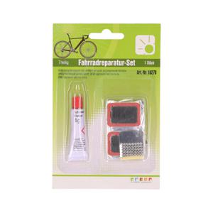 Bandenplakset fiets - 7-delig - bandenplakkers - bandenreparatieset   -