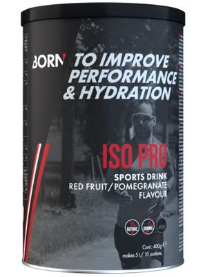 Born Iso Pro sports drink red fruit/pomegranate 400 gr. Born Iso Pro sports drink red fruit/pomegranate 400 gr.