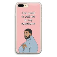 Hotline bling: iPhone 7 Plus Transparant Hoesje