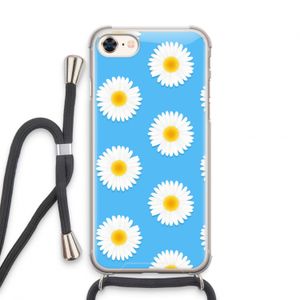 Margrietjes: iPhone 7 Transparant Hoesje met koord