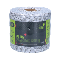 ZoneGuard 3 mm Plus afrasteringsdraad wit en zwart 400 m