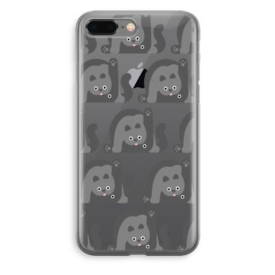 Cats: iPhone 8 Plus Transparant Hoesje