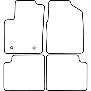 Automatten passend voor Ford Ka 2013-2015 TMFO548