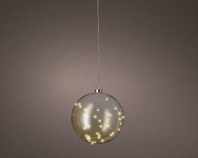 Microled bal 40 lamps amber / klassiek warm