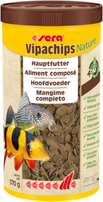 Sera Vipachips Nature - 1000ml/370g Natuurlijk Bodemvoer zonder Kleurstoffen