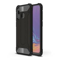 Magic Armor TPU + PC combinatie geval voor Galaxy A30 (zwart)