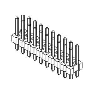 Molex 10897162 Male header, inbouw (standaard) Inhoud: 1 stuk(s) Bag