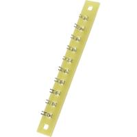 TRU COMPONENTS Soldeerlijst Enkele rij Totaal aantal polen 10 Epoxide (l x b x h) 74 x 9 x 1.5 mm 1 stuk(s)