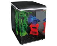 Superfish Home 8 Aquarium Zwart - Compact 8L Design met Energiezuinige LED en Filterysteem - thumbnail