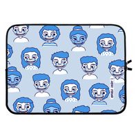 Gezichtjes: Laptop sleeve 15 inch Gezichtjes: Laptop sleeve 15 inch